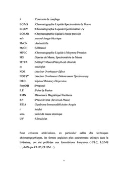 Etude phytochimique de plantes de Madagascar