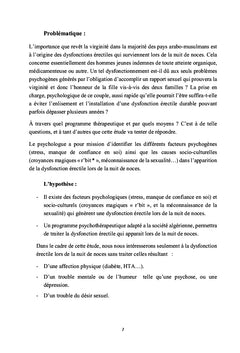 Dysfonction erectile lors de la nuit de noces
