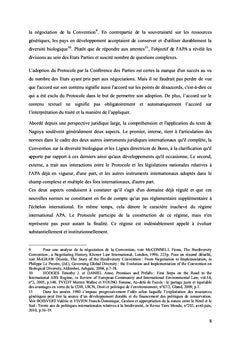 Le Protocole de Nagoya et son champ d'application