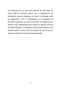 Les PPP en tourisme: quels enjeux pour la durabilité