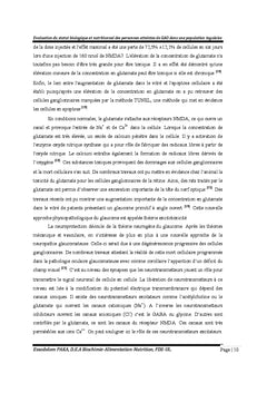 Statut nutritionnel et biologique des Glaucomateux A angle ouvert