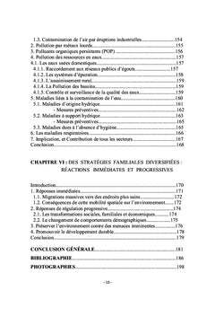 Population, santé et environnement en Algérie