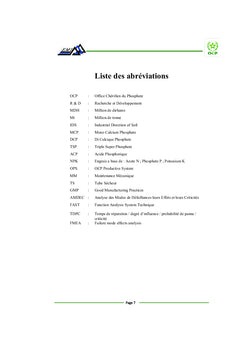 Etude et amélioration de la fiabilité d'un atelier MCP