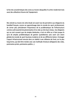 Organisation d'evenements et infrastructures sportives (2009)
