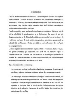La tragédie de l'humanité aveuglée par le mensonge