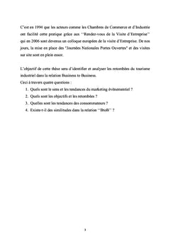 Le tourisme d'affaire