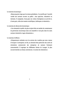 Le tourisme d'affaire