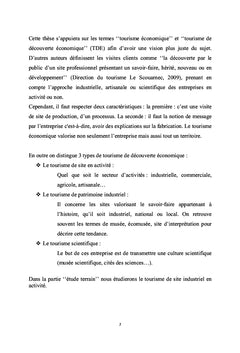 Le tourisme d'affaire