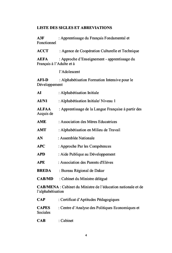 Histoire des politiques éducatives dans l'éducation de base au Burkina