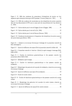 Effets d'additions minérales sur la Réaction Sulfatique Interne