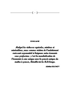 Capital Humain dans l'agriculture et la relance du secteur agricole