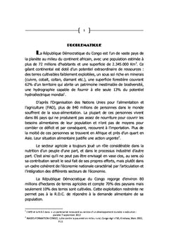 Capital Humain dans l'agriculture et la relance du secteur agricole