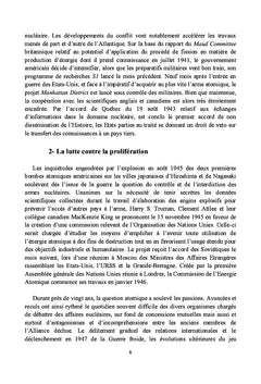 La France et la prolifération nucléaire (1945 - 1950)