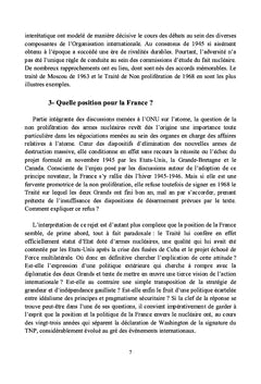 La France et la prolifération nucléaire (1945 - 1950)