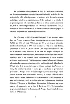 Kieslowski, du documentaire A la fiction