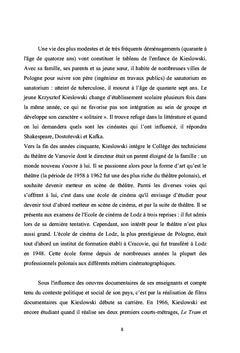 Kieslowski, du documentaire A la fiction