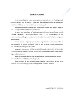 Mecanismes de resilience face A l'accessibilite aux soins de sante