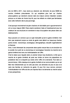 Culture de la mondialisation et garde d'enfants
