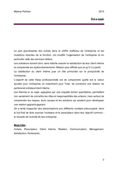 La valeur ajoutée d'un partenariat Acheteur Prescripteur