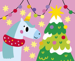 MES JOLIES PEINTURES MAGIQUES - LE NOEL DES LICORNES