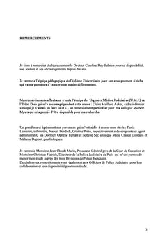 Traumatisme psychique des victimes d'agressions sexuelles