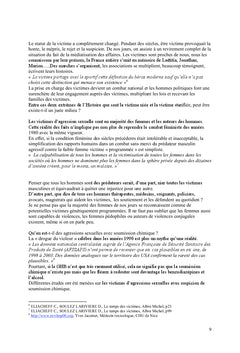 Traumatisme psychique des victimes d'agressions sexuelles
