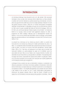 L'INDH (2005-2011): ses retombees sur la societe civile marocaine