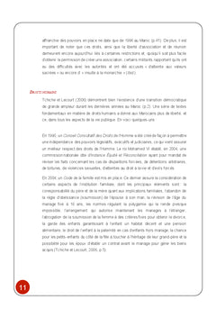 L'INDH (2005-2011): ses retombees sur la societe civile marocaine