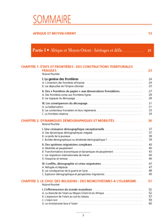 Géopolitique de l'Afrique et du Moyen-Orient