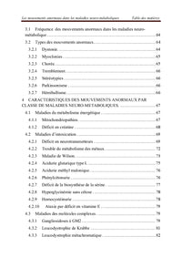 Mouvements anormaux dans les maladies neuro-métaboliques
