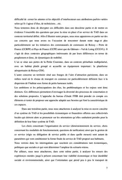 Le transport à la demande (TAD) dans les espaces de faible densité
