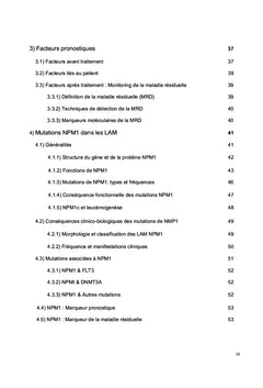 Détermination de la fraction mutée de NPM1 par dPCR dans les LAM