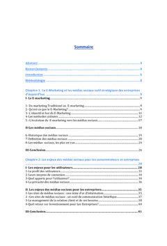 Les medias sociaux