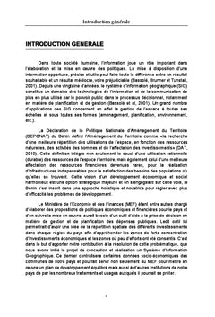 Un SIG pour soutenir une politique de développement équilibré au Bénin