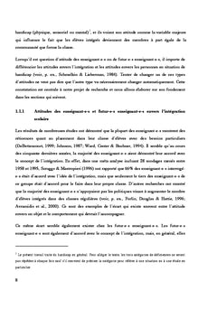 Futurs enseignants, integration et handicap