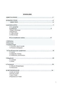 Les hemopathies lymphoïdes au Mali