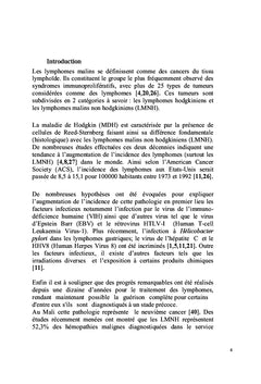 Les hemopathies lymphoïdes au Mali