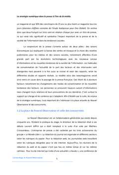 La strategie numerique dans la presse a l'ere du bi-media