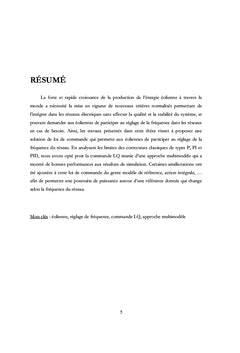 Commandes optimales avancées des éoliennes
