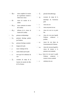 Commandes optimales avancées des éoliennes