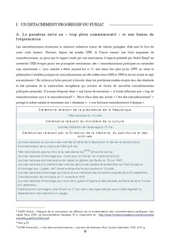 Commemorations en metamorphose