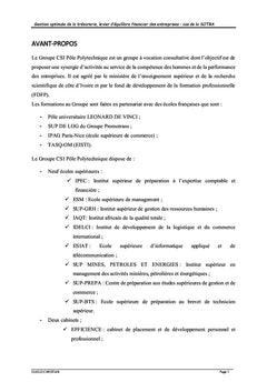 Gestion de trèsorerie, Levier d'équilibre financier des entreprises
