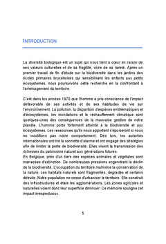 Integration de la biodiversite dans les plans et projets urbanistiques