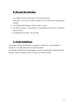 Profil allergénique des allergies respiratoires au Nord-Ouest Tunisien