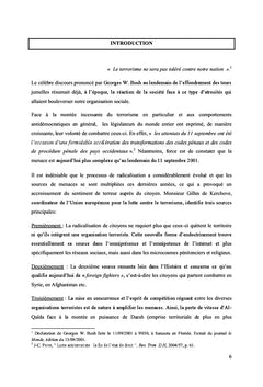 La qualification de l'acte terroriste à l'heure actuelle en Belgique