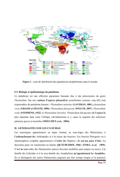 Les données de l'endémicité comparée du paludisme en république du Congo