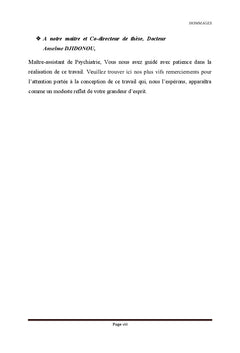 Incidence des conflits conjugaux sur la sante mentale du couple