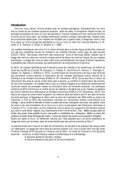 Prévention des maladies diarrhéiques par le lavage des mains au Bénin