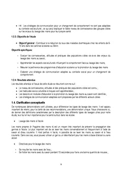 Prévention des maladies diarrhéiques par le lavage des mains au Bénin