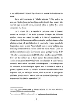 La politique multiculturelle suédoise en question